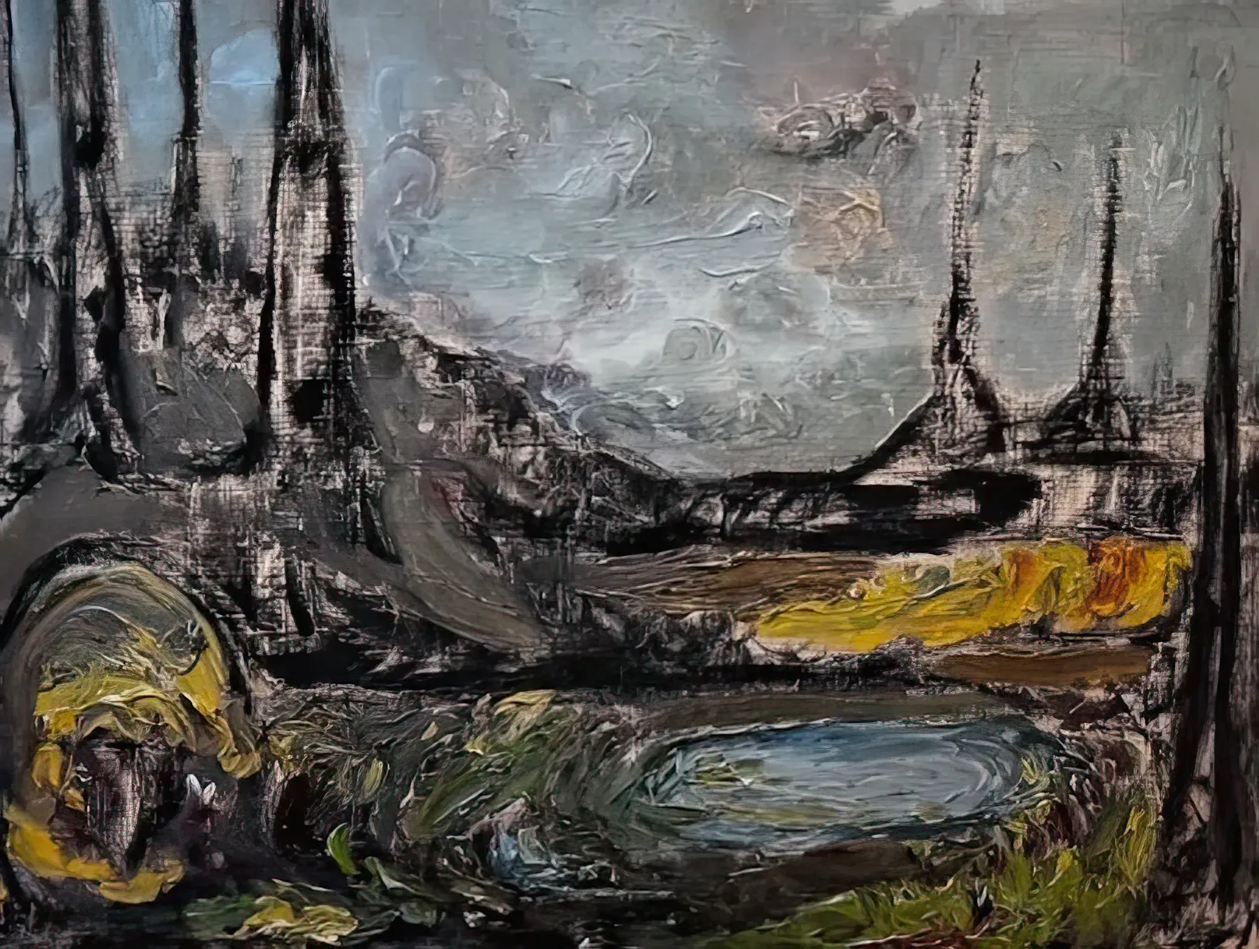 Maitha Abdalla, A Tree Falls I, 2023