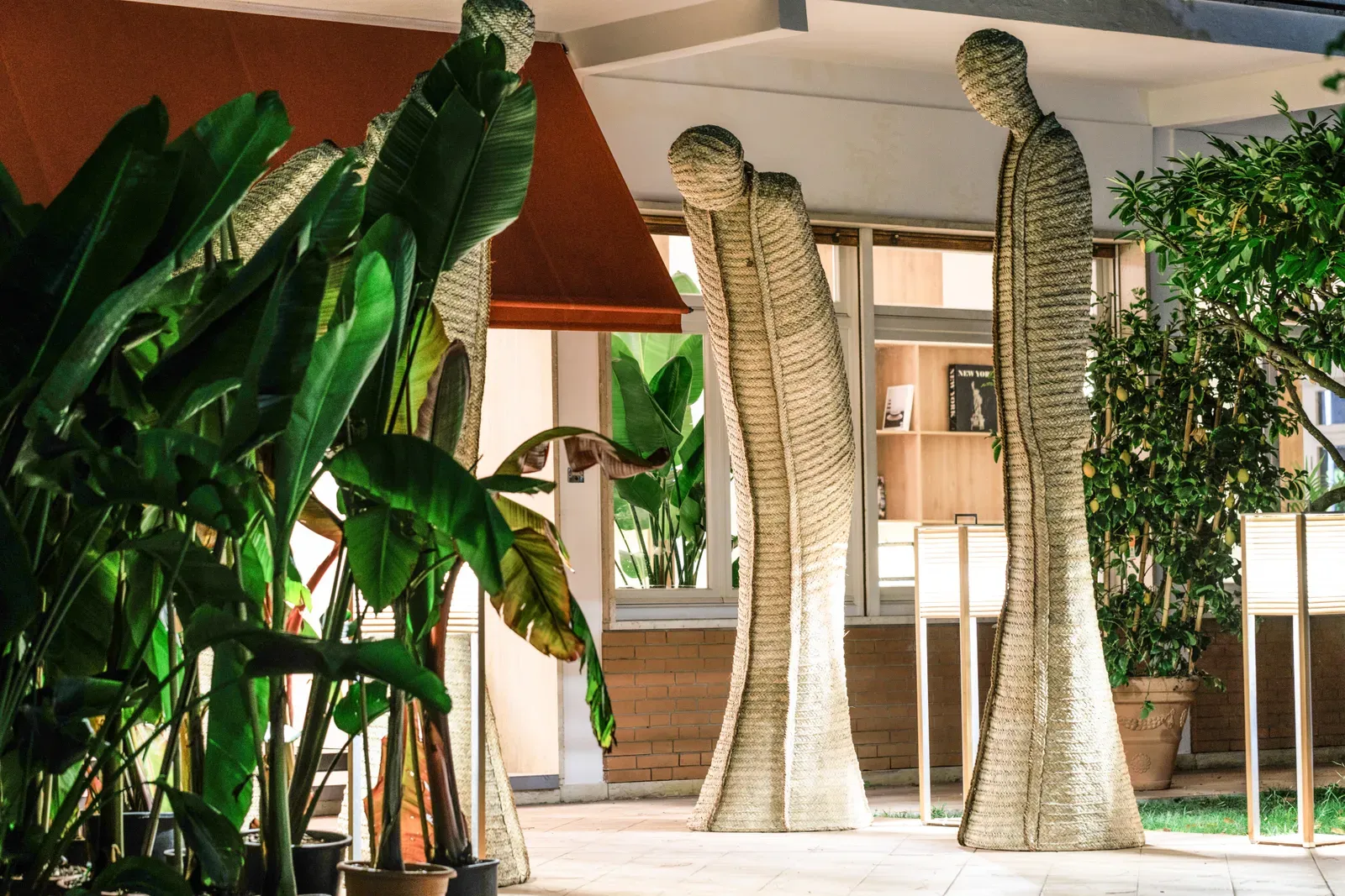 Living spaces at La Serena appointed with works on canvas