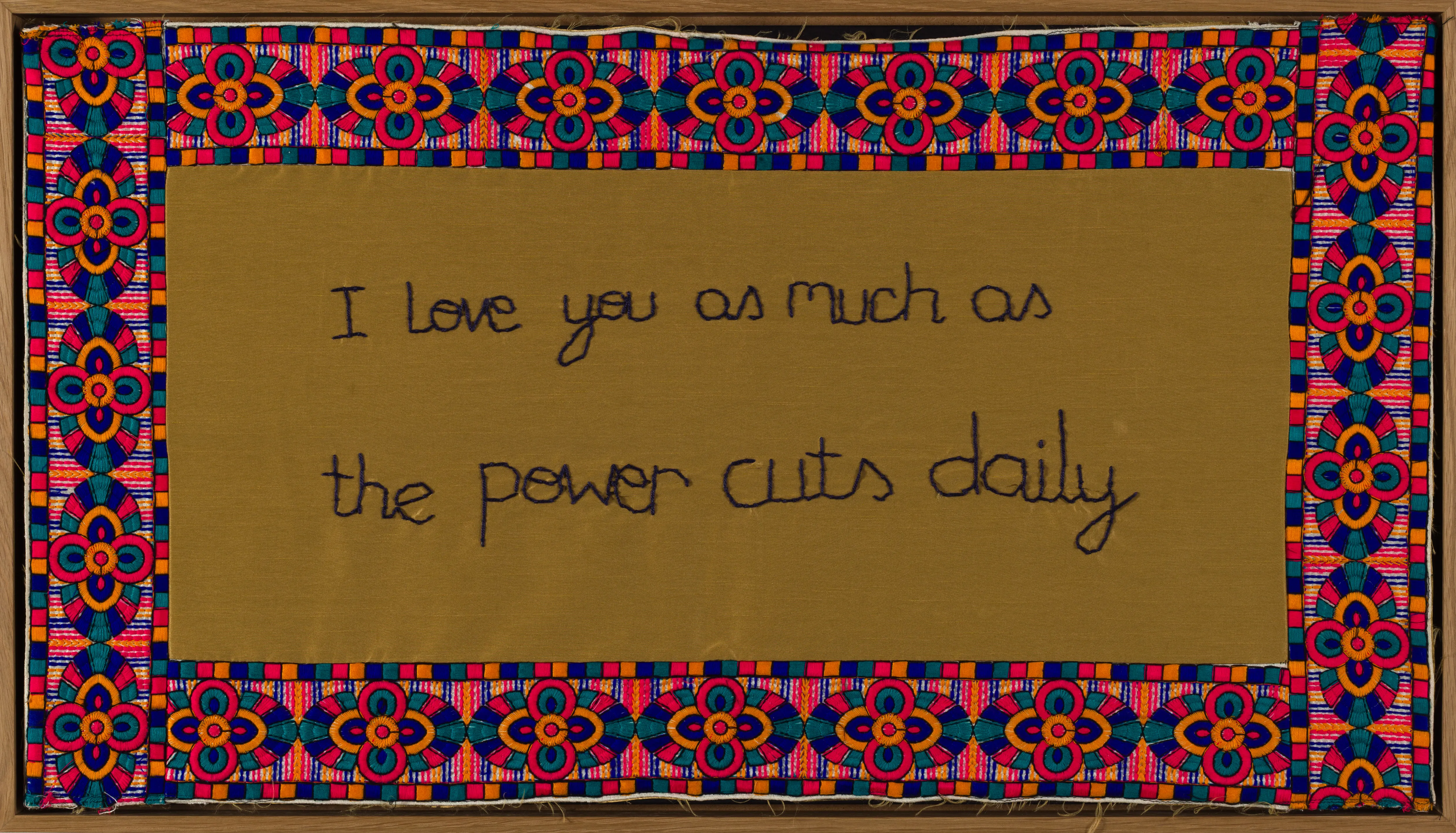 I love you as much as the power cuts daily